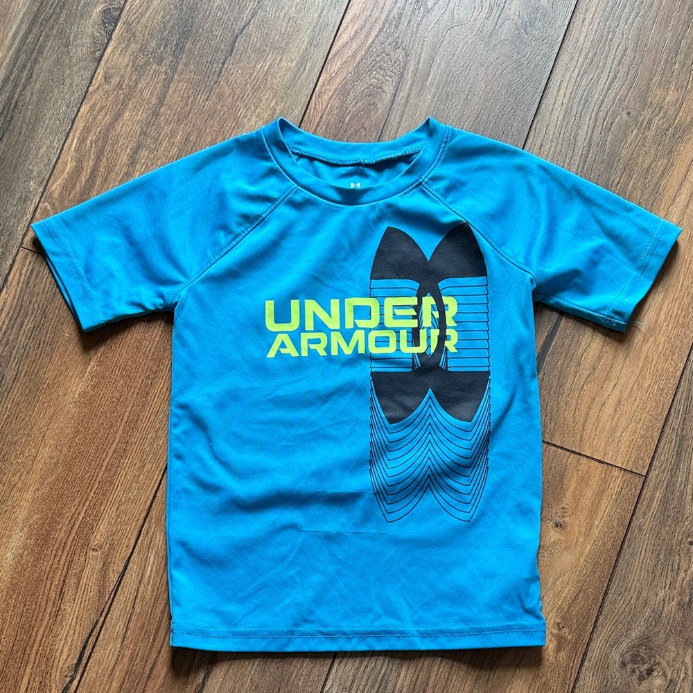 Under Armour Kids tee - Blue and Black